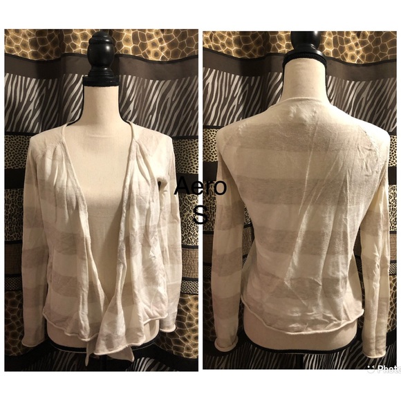 Aeropostale Sweaters - Aeropostale striped cardigan small